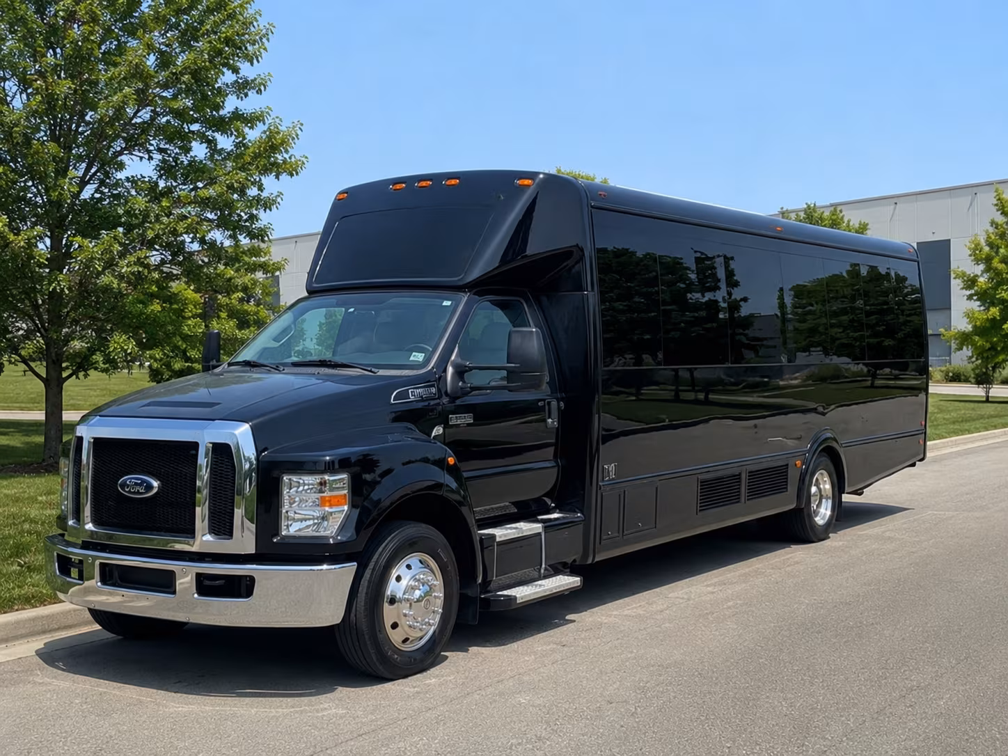 50 Passenger Party Bus Exterior