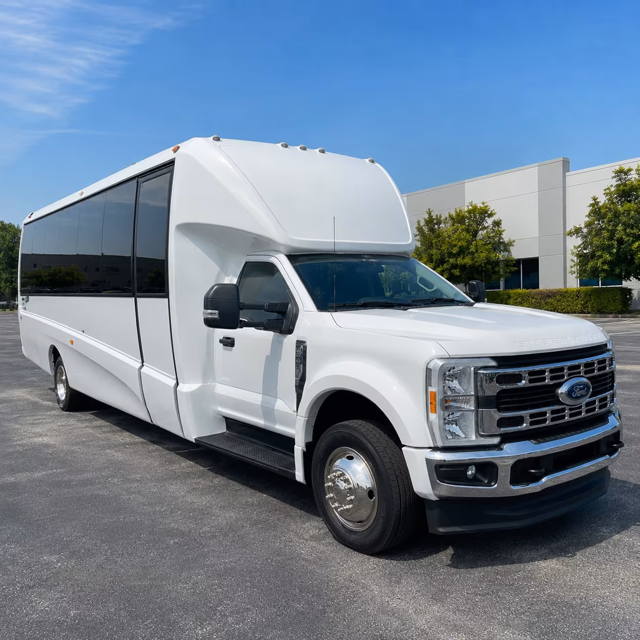 Lakewood Airport Shuttle & Transportation party bus exterior