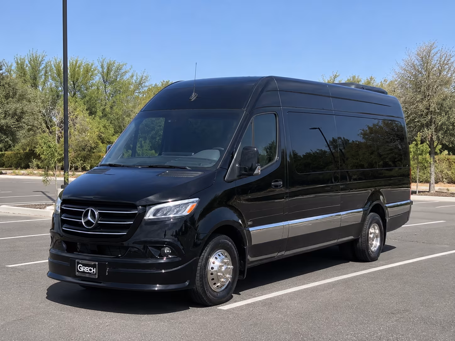 Lakewood Airport Shuttle & Transportation party bus exterior