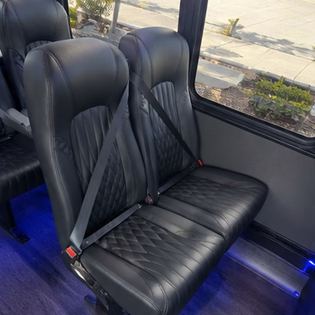 Lakewood Airport Shuttle & Transportation onboard seating
