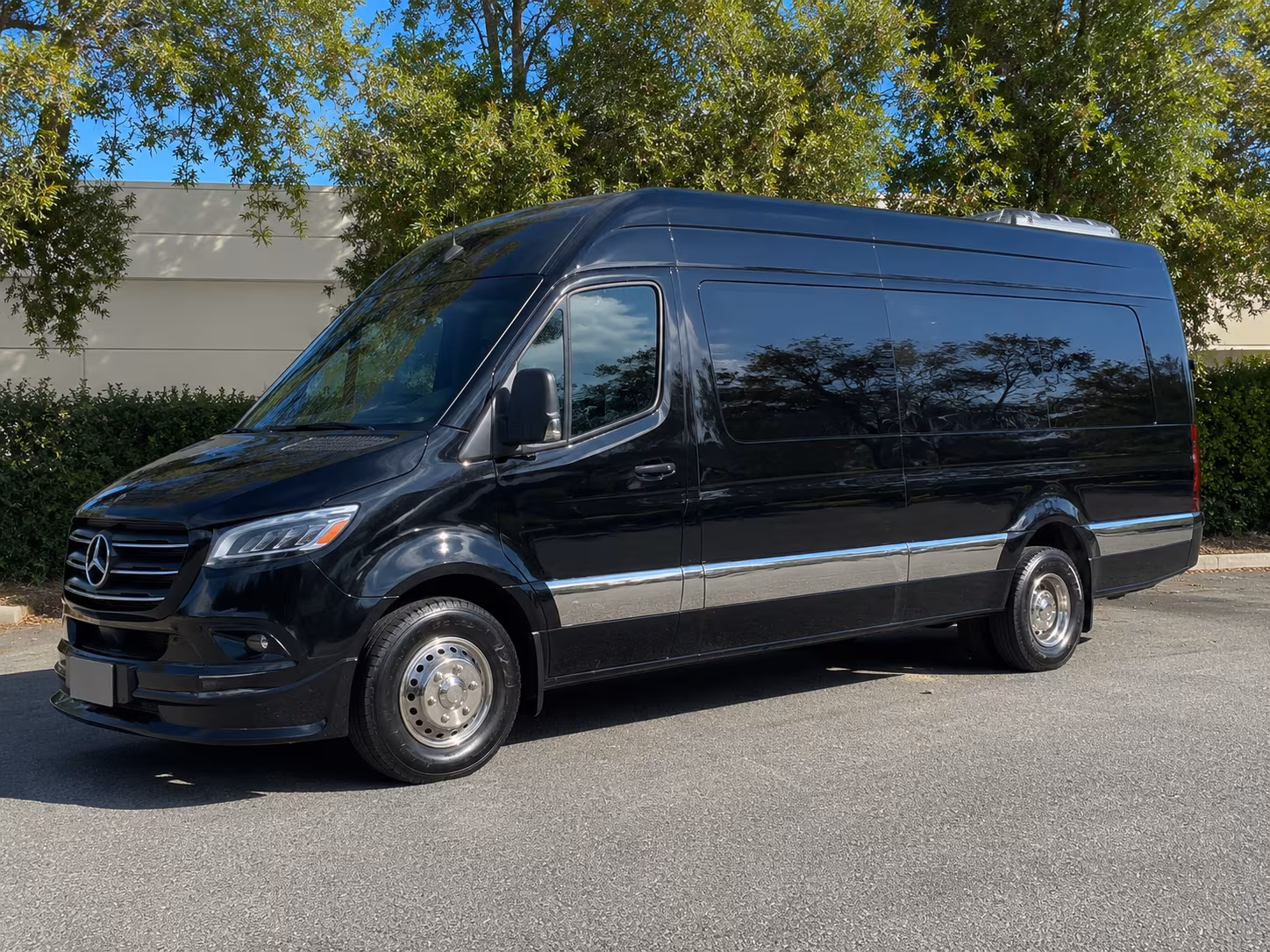 Lakewood Airport Shuttle & Transportation party bus exterior
