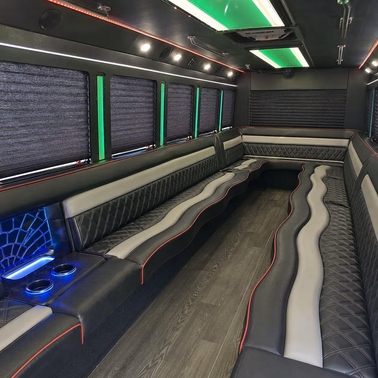 Lakewood Birthday, Sweet 16, & Quinceañera Transportation party bus exterior
