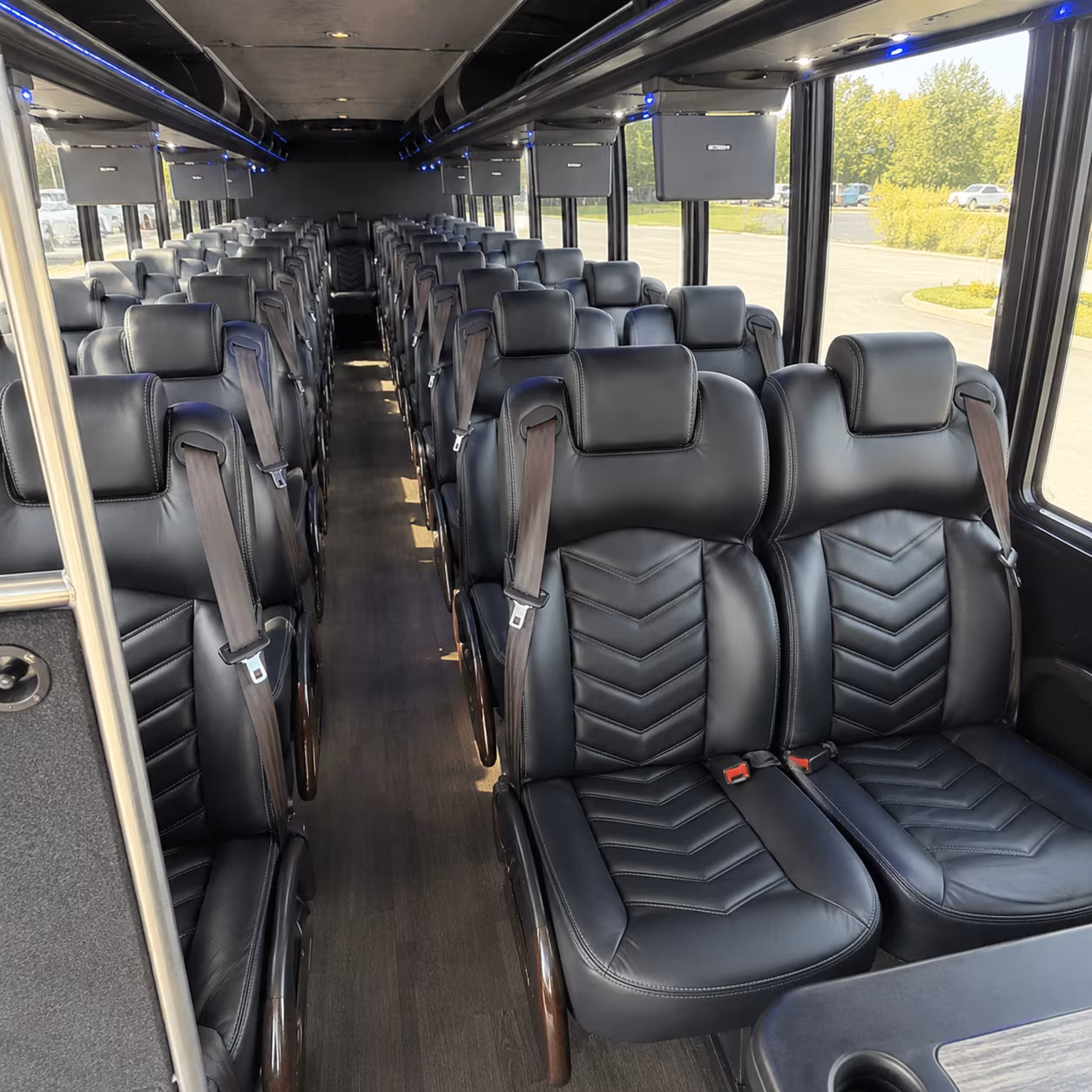 Lakewood Corporate Transportation party bus exterior