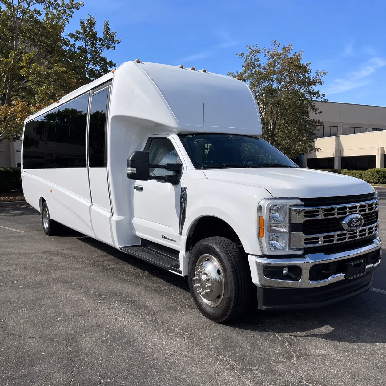 Lakewood Corporate Transportation party bus exterior