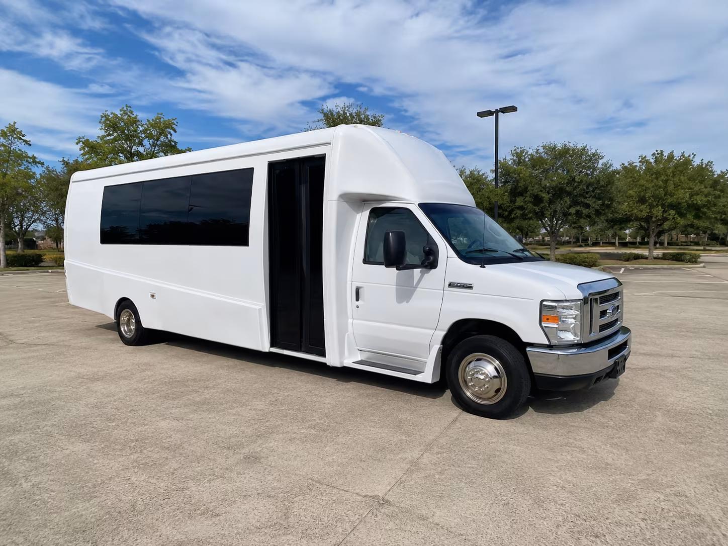 Lakewood Private Event Transportation party bus interior