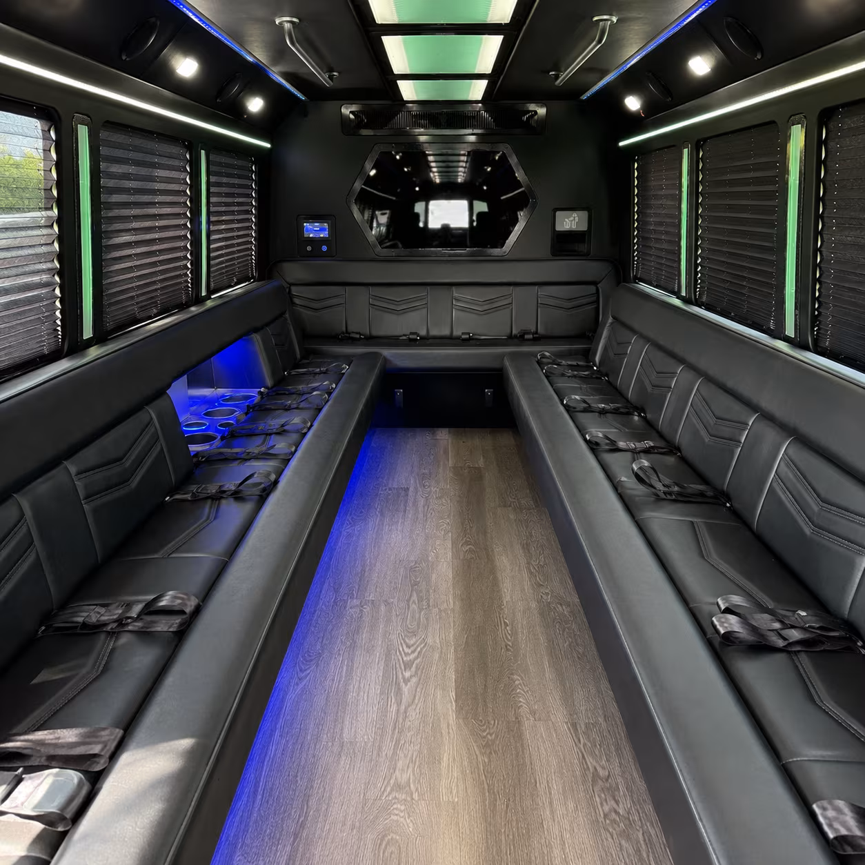 Lakewood Prom & Homecoming Transportation party bus exterior