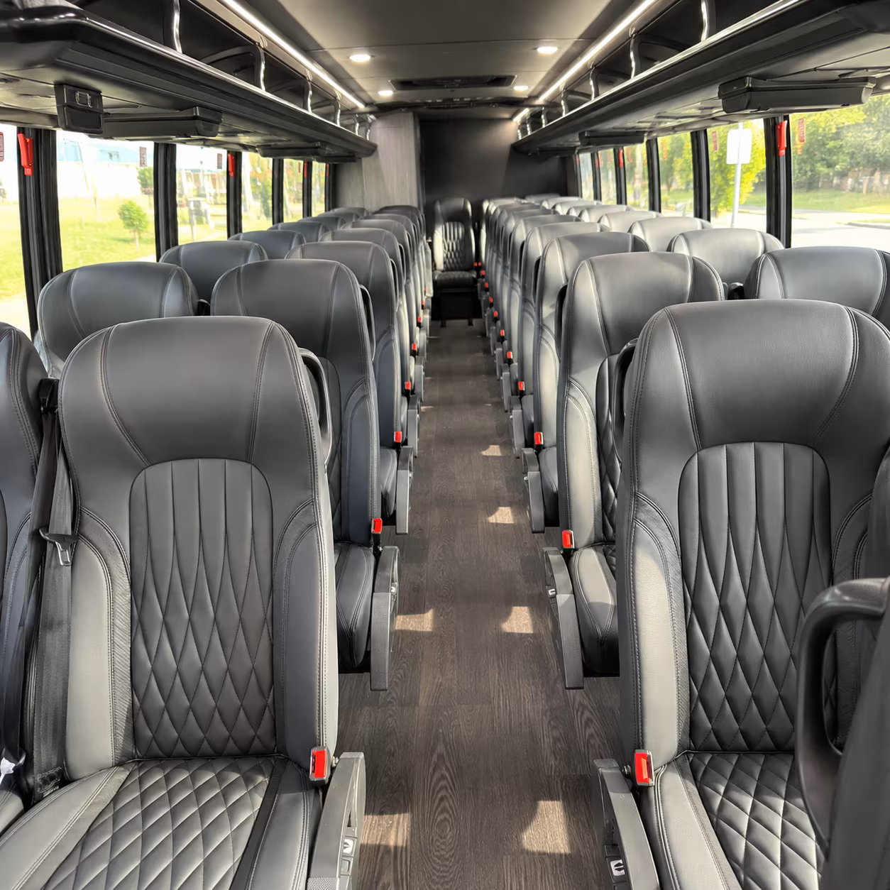 Lakewood School Event Transportation party bus exterior