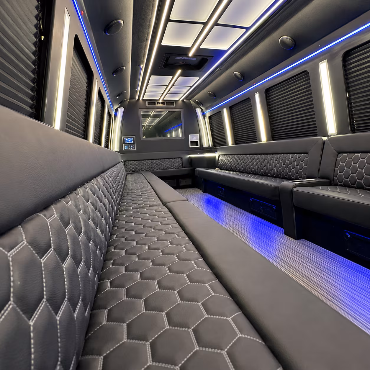 Lakewood Sporting Event Transportation party bus exterior