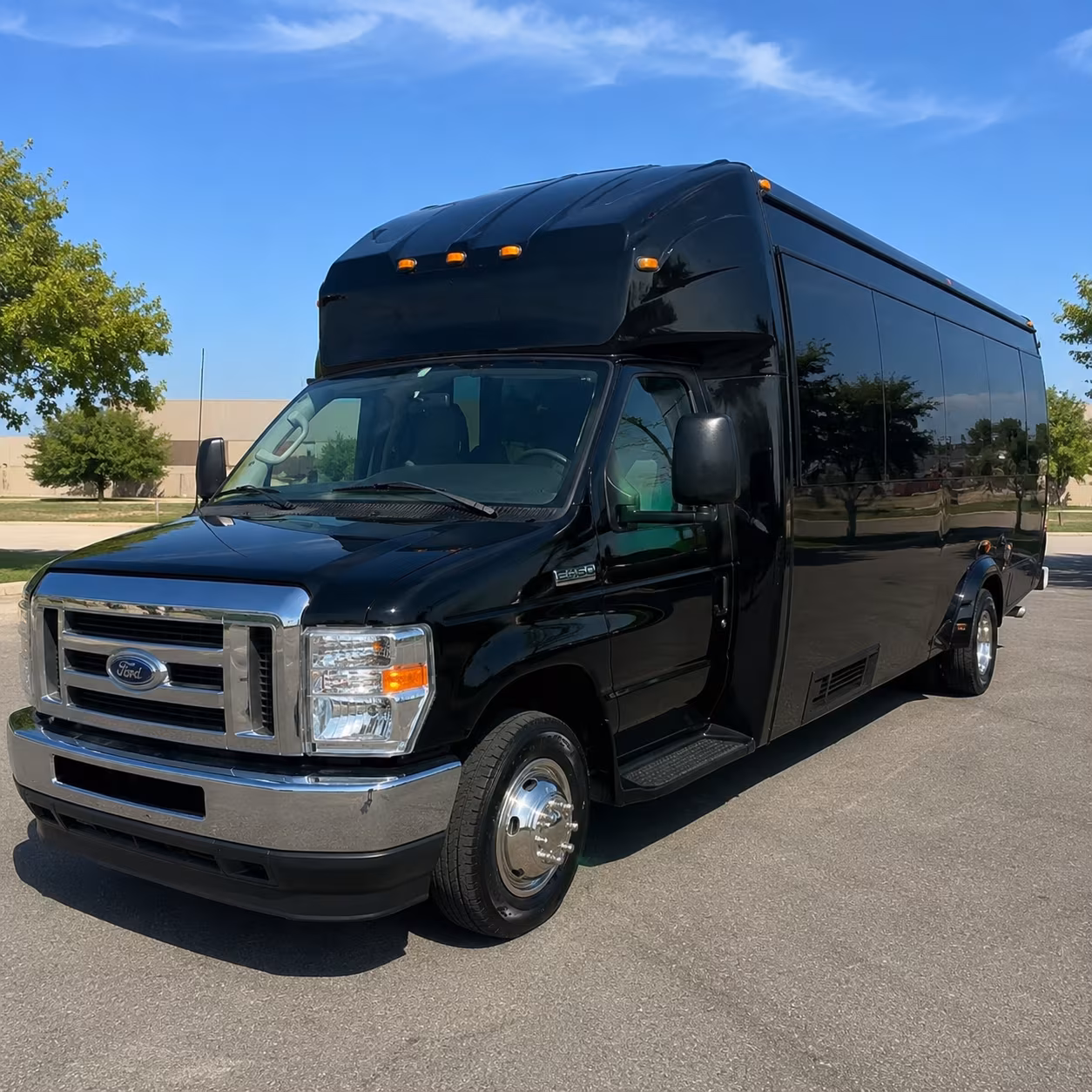 Lakewood Wedding Transportation party bus exterior