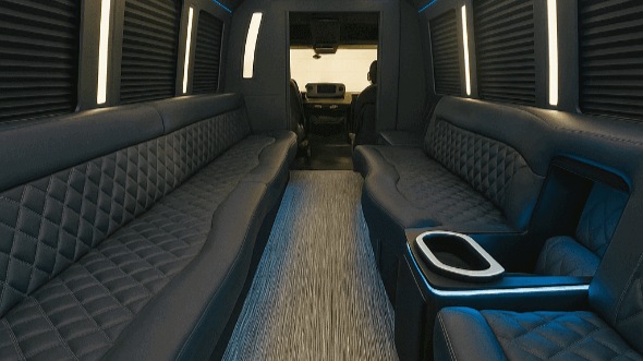 lakewood 20 passenger party bus interior
